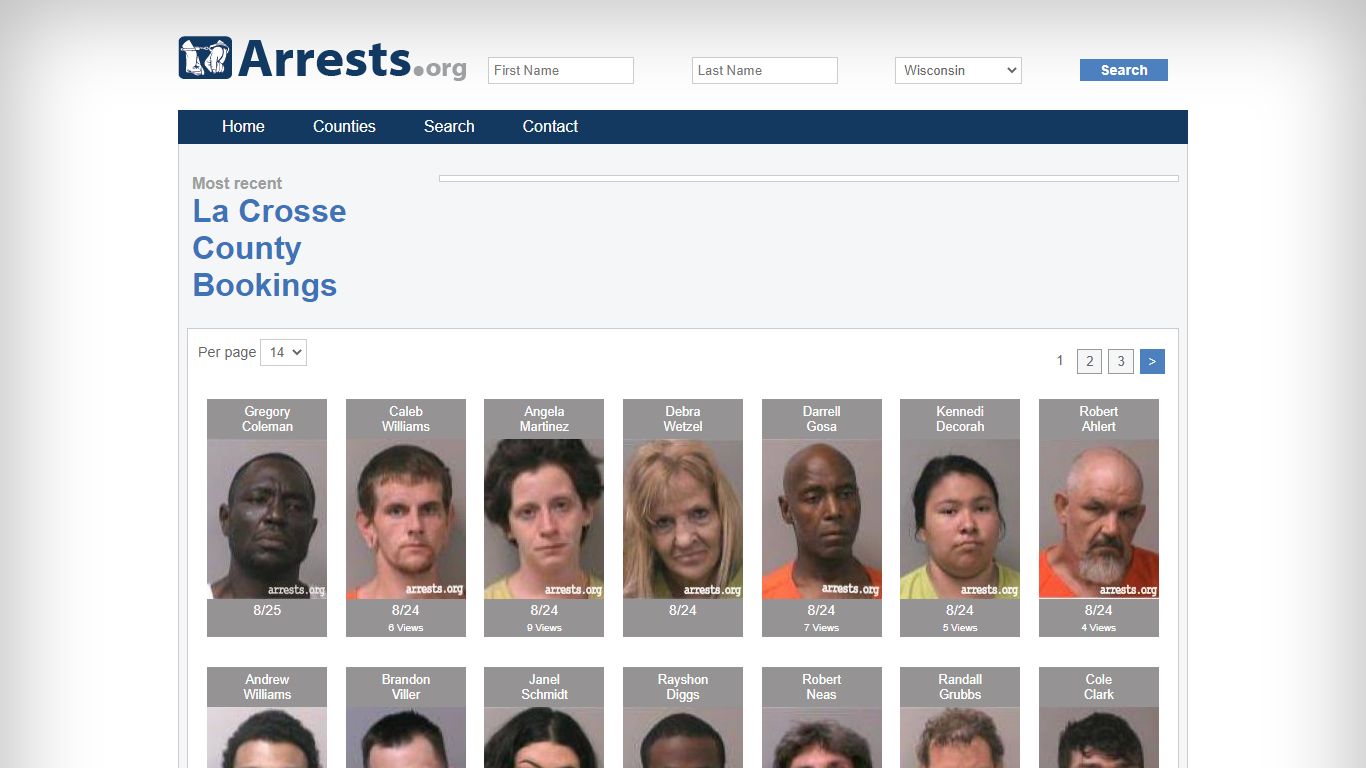 La Crosse County Arrests and Inmate Search